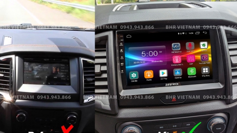 Màn hình DVD Android xe Ford Ranger 2012 - nay | Zestech Z800+